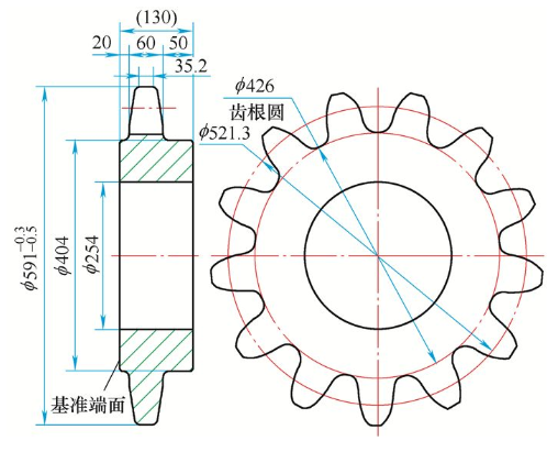 【兆恒機(jī)械】滲碳齒部有嚴(yán)重的貫穿型裂紋，何原因？